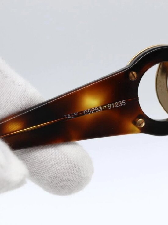 GUCCI Sunglasses plastic Brown Auth ka2268